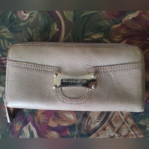 Gold Michael Kors wallet